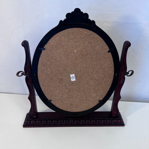 Oval Antique Victorian Look Art Deco Syroco Style Swing Tilt Frame Tabletop NEW - Picture 2 of 11